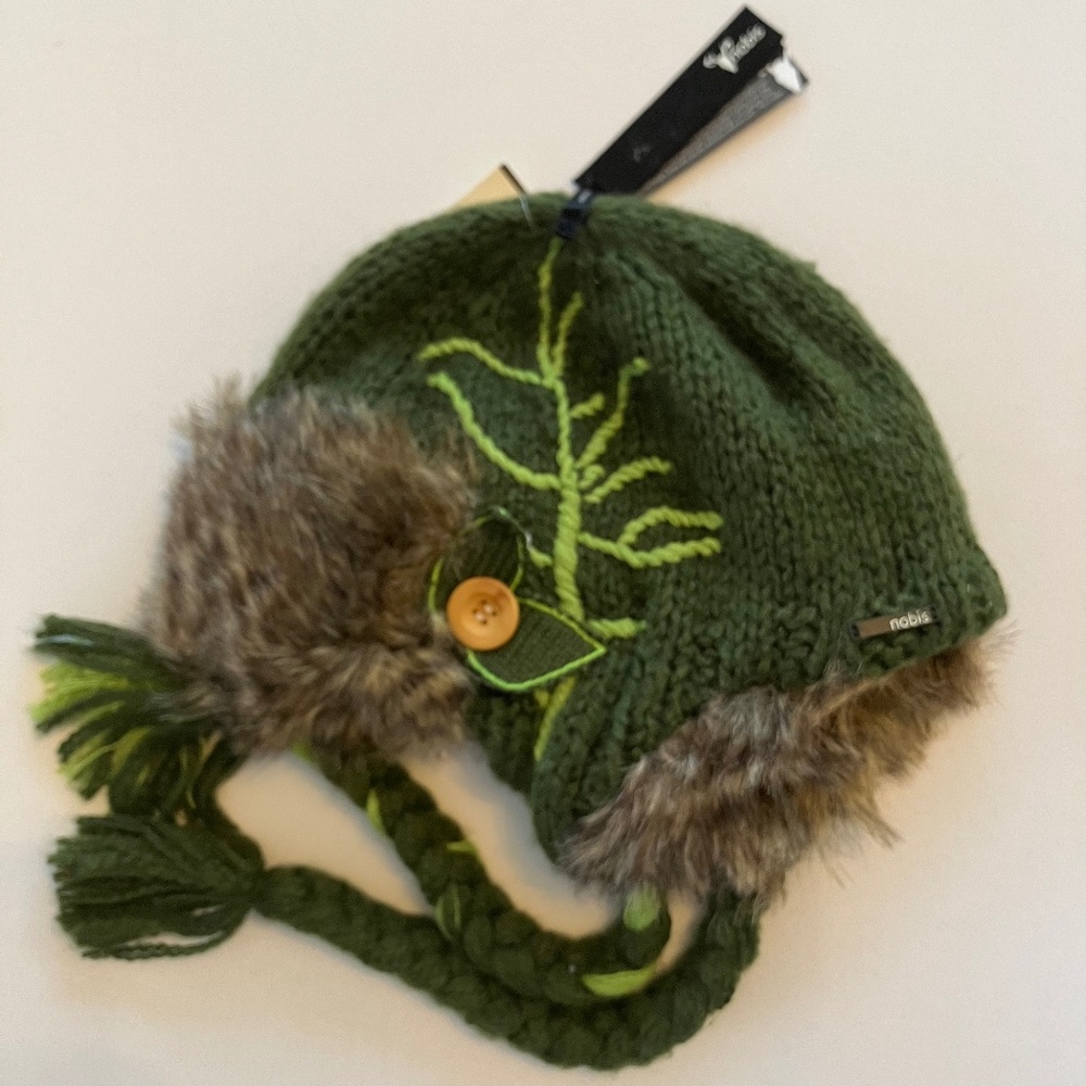 Unique Warm Wool Hat with Earflaps